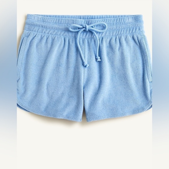 J. Crew Tie-waist towel terry short Size Large - Picture 1 of 11